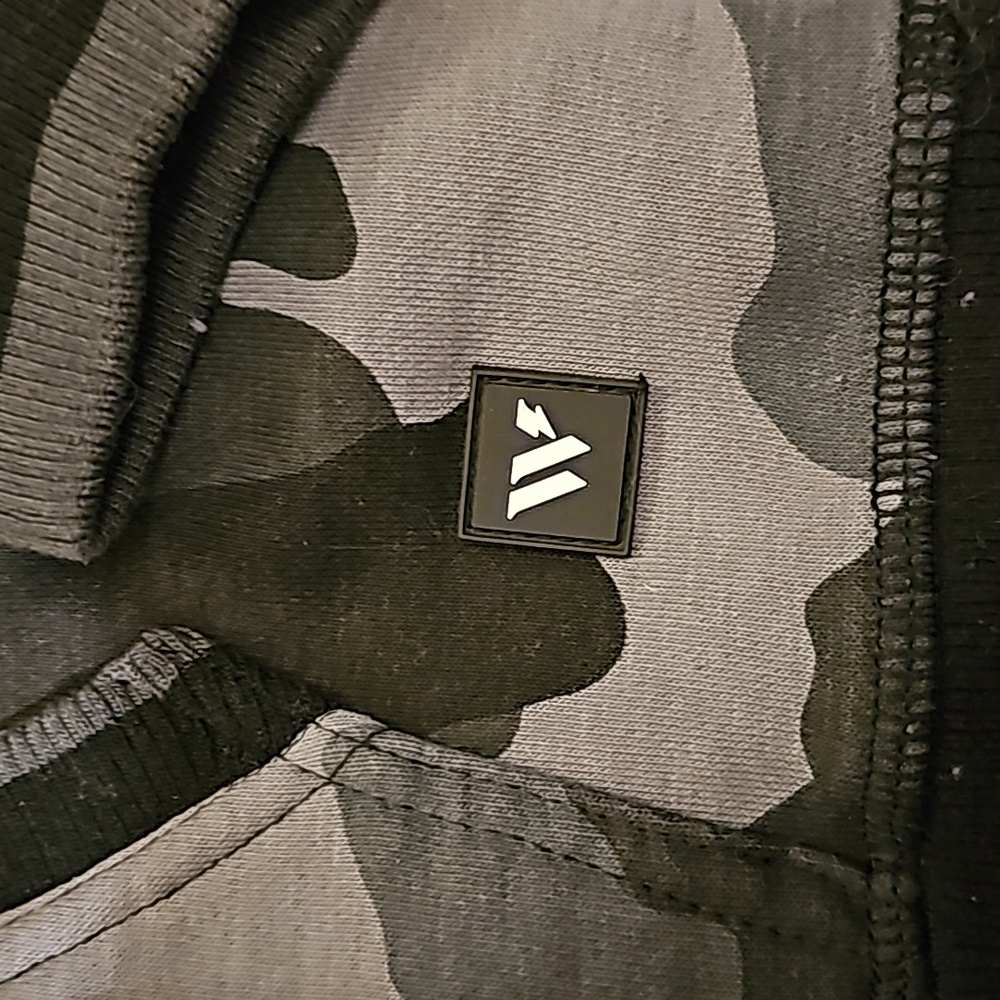 49ers Camouflage Hoodie - Black and Gray - Picture 3 of 5